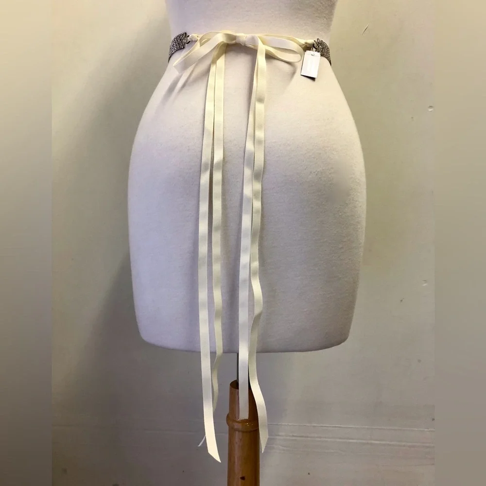 Natasha Couture Bridal Rhinestone Wedding Belt Sash